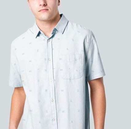 Short-Sleeve Woven Shirt